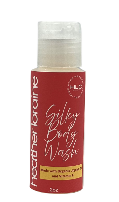 Silky Body Wash with Organic Jojoba Oil and Vitamin E