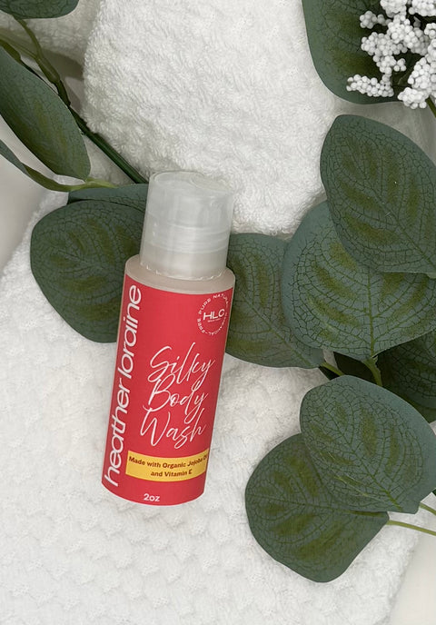 Silky Body Wash with Organic Jojoba Oil and Vitamin E